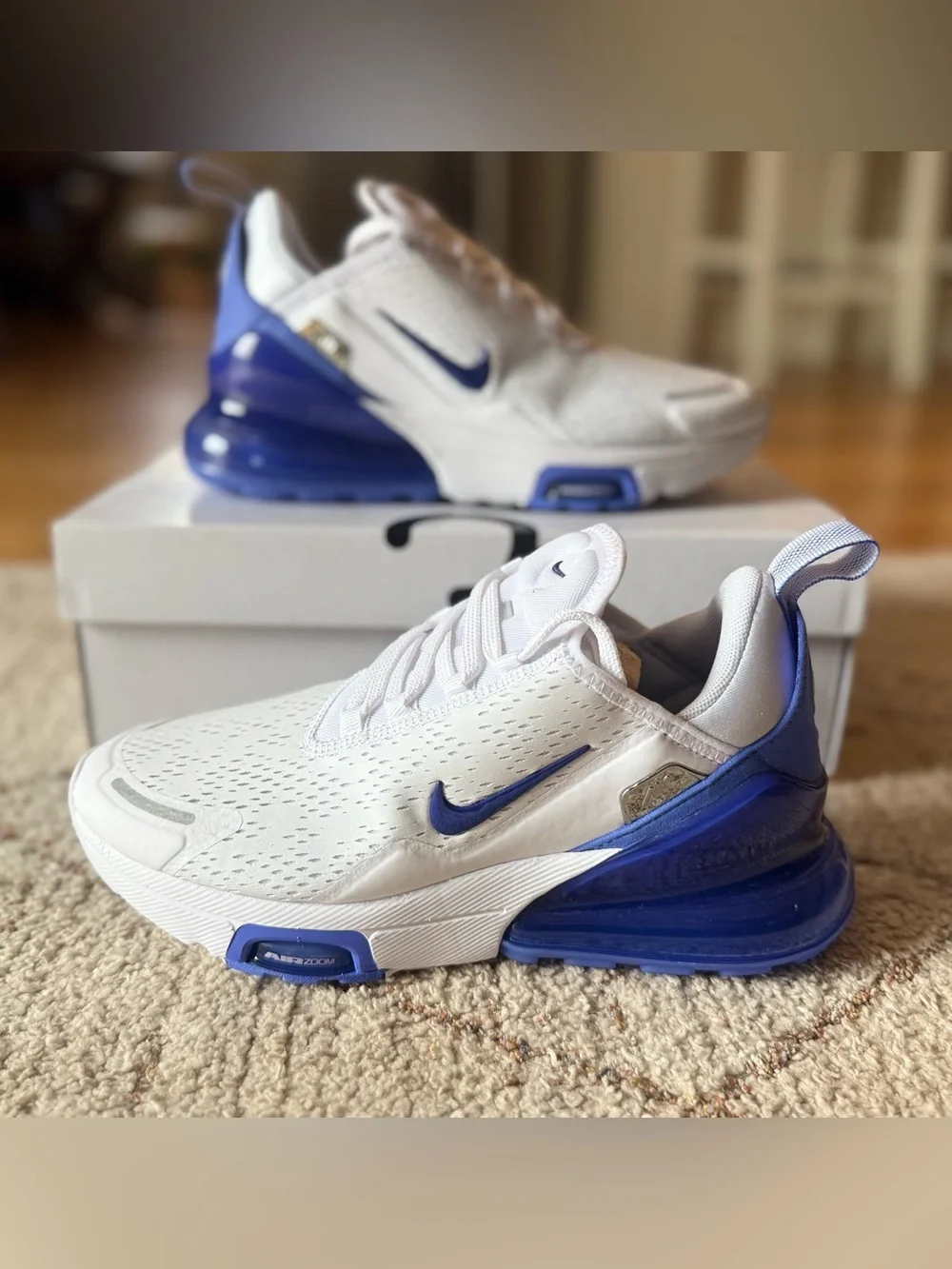 Nike Air Max 270 Premium White Sapphire Women’s 7.5 BNWB IO9884-107